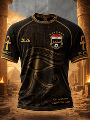Men's 2026 Eye of Horus Egypt Soccer T-Shirts