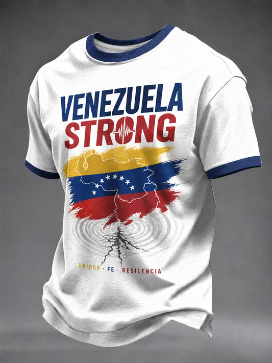 Men's VENEZUELA STRONG Printed T-shirt