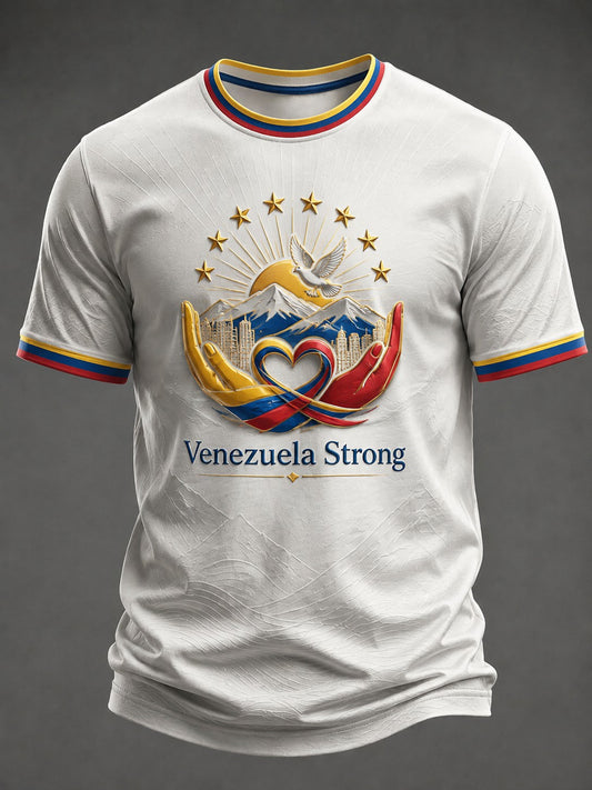 Men's Venezuela Strong Printed T-shirt