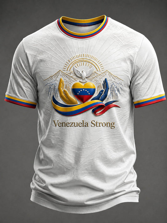 Men's Venezuela Strong Printed T-shirt