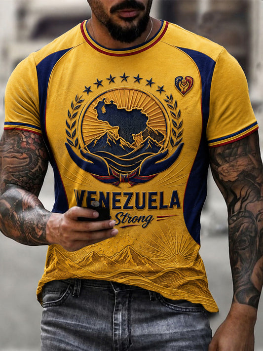 Men's Venezuela Strong Printed T-shirt