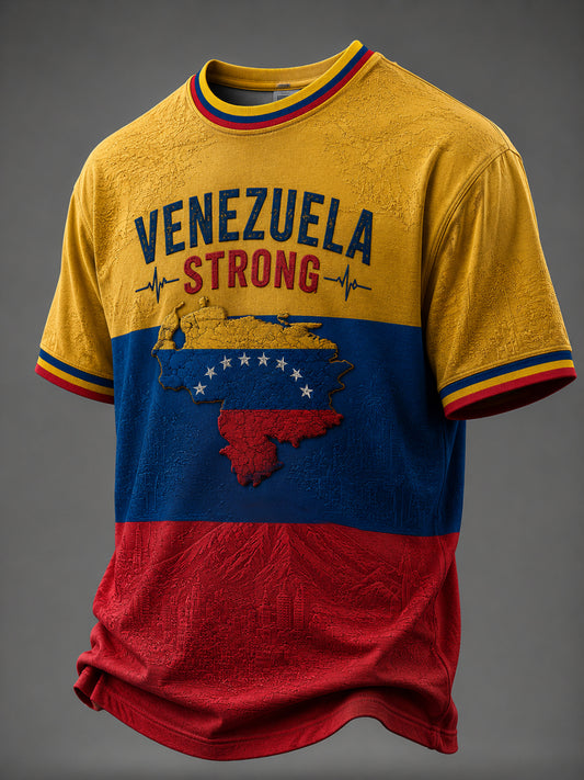 Men's VENEZUELA STRONG Printed T-shirt