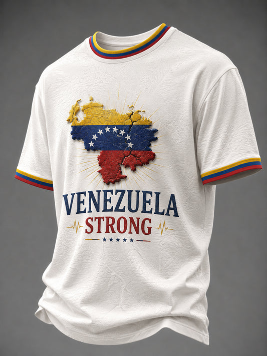 Men's VENEZUELA STRONG Printed T-shirt