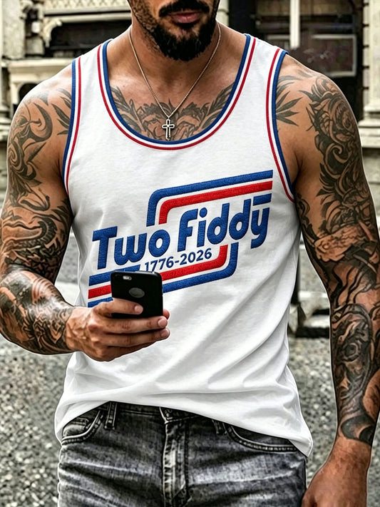 Men's Two Fiddy Tank Top