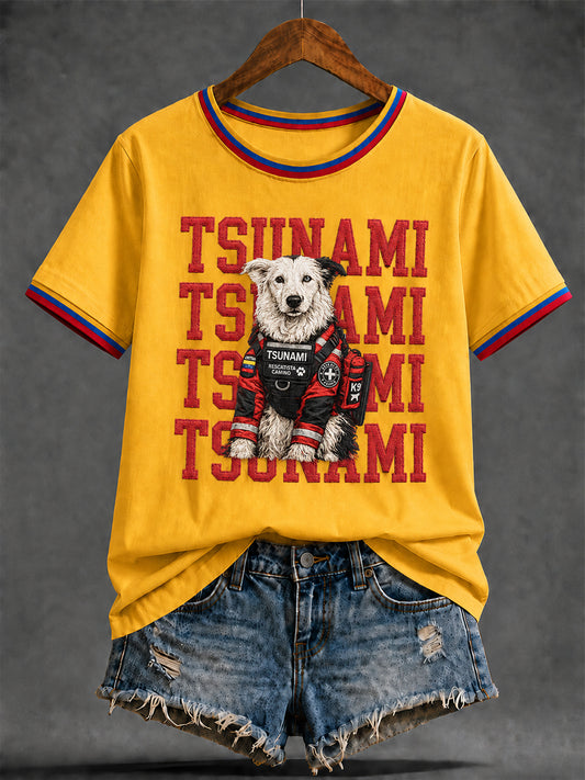 Women's Venezuela Hero Dog Tsunami Patriotic Dog Lover T-Shirt