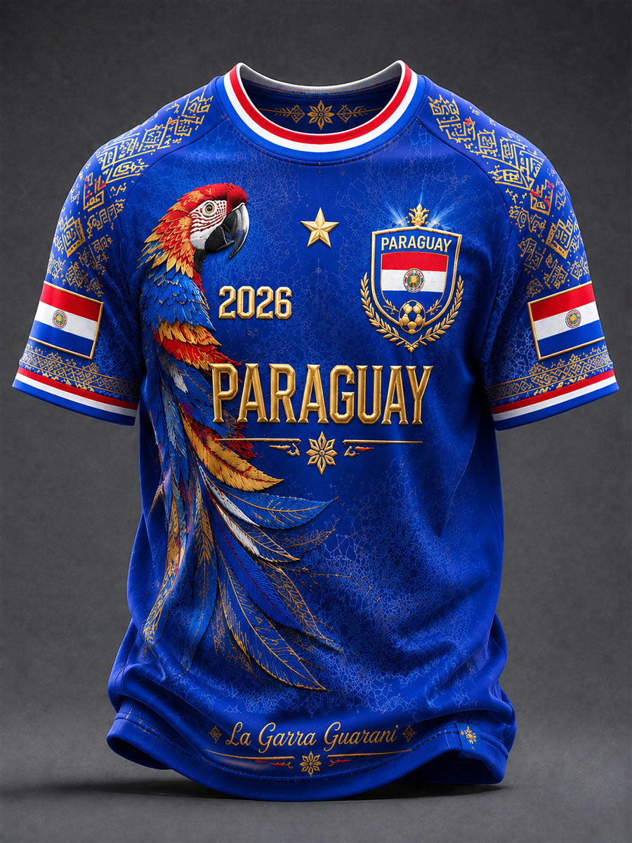 Men's 2026 Paraguay Soccer T-Shirts