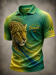 Men's 2026 Brazil Football Style T-shirt