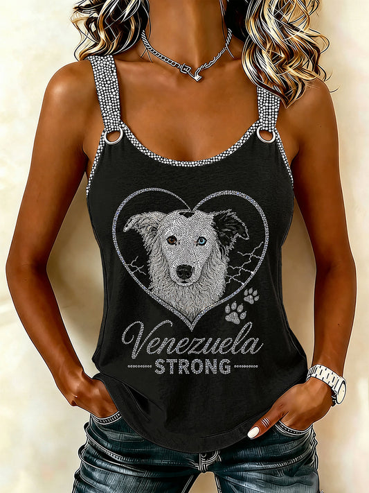 Women's Venezuela Hero Dog Tsunami Patriotic Dog Lover Vest