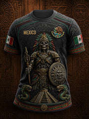 Men's Mexico Mexican Independence Day Art Printed T-shirt