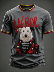 Men's Venezuela Hero Dog Tsunami Patriotic Dog Lover T-Shirt