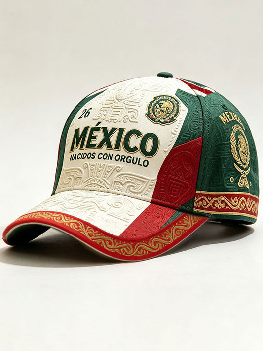 Unisex Mexico Independence Day Art Printed Hat