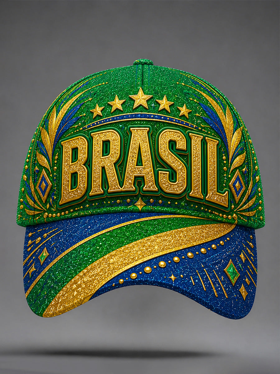 Unisex Brasil Print Hat
