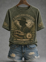 Women's R.I.P Dinosaur Explorer Memorial Tee