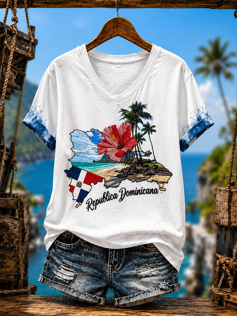 Women's Dominicana Short-sleeved T-shirt