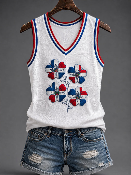Women's Dominicana Flowers Vests