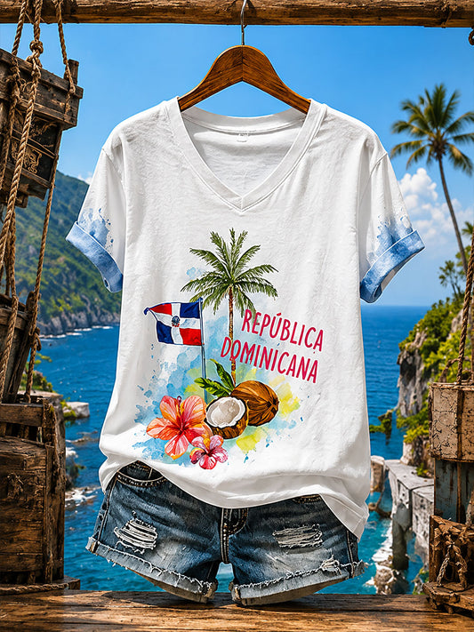 Women's Dominicana Short-sleeved T-shirt