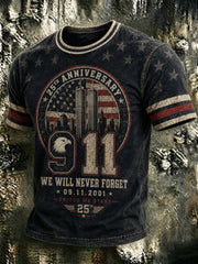 Men's 9.11 Never Forget  Printed T-shirt