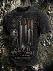 Men's 9.11 Never Forget Printed T-shirt