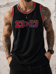 Men's  America Basketball Lovers Prin Casual Tank Top