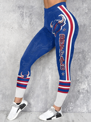 Women's Football Lover Bulls BUF Art Printed bottoms