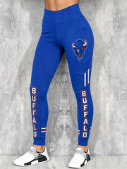 Women's Football Lover Bulls BUF Art Printed bottoms