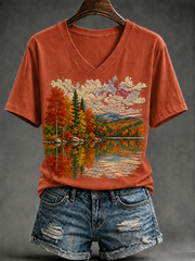 Women's Fall Short-sleeved T-shirt