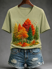 Women's Fall Short-sleeved T-shirt