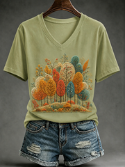 Women's Fall Short-sleeved T-shirt