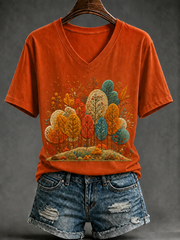 Women's Fall Short-sleeved T-shirt