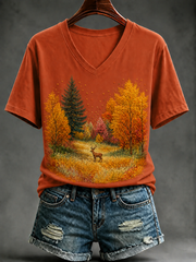 Women's Fall Short-sleeved T-shirt