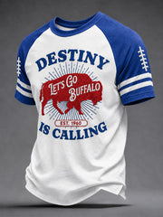 Men's Football Lover Buffalo Print Tee