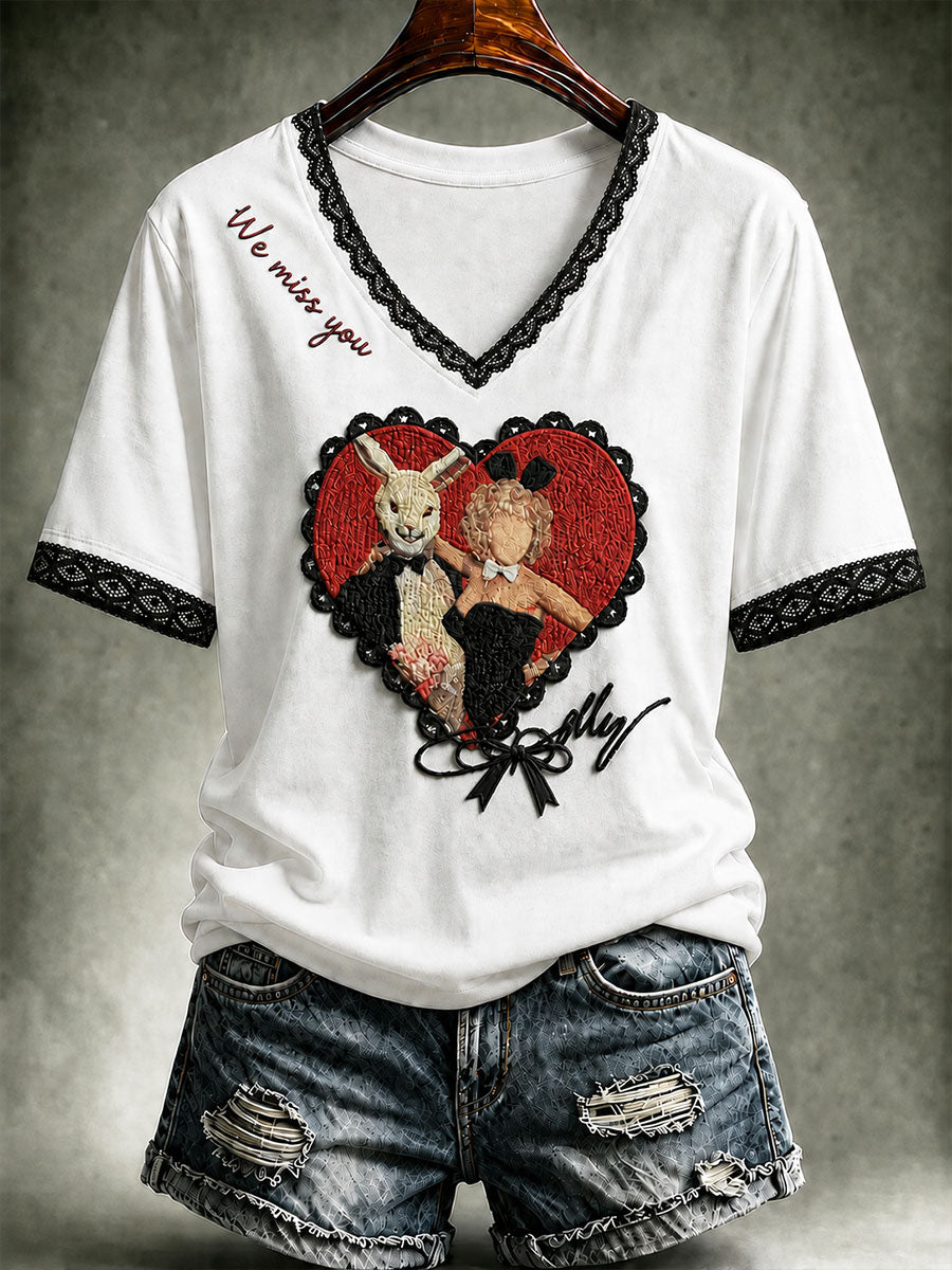 Women's Rip Country Music Lover Queen of Country Printed T-shirt