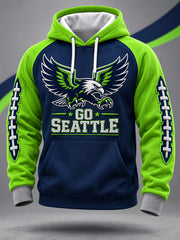 Men's Football Gameday Gift For Football Fans Casual Hoodie