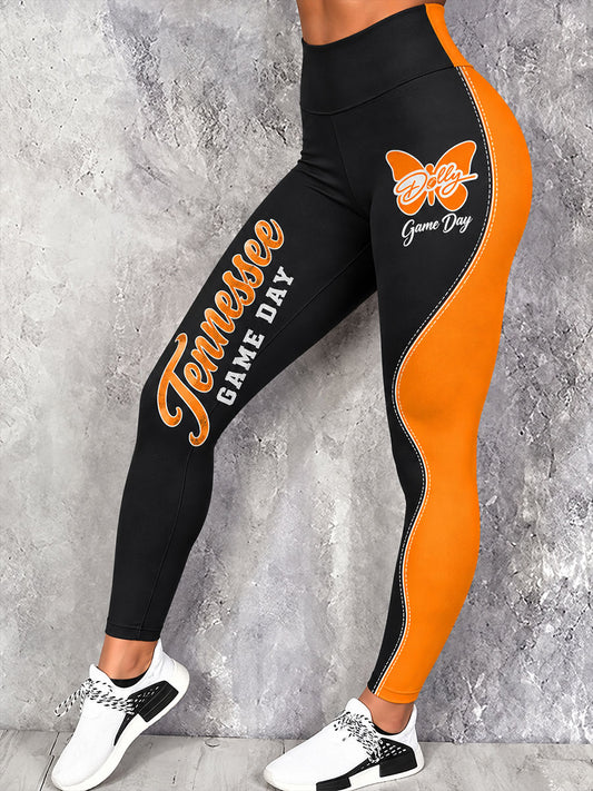 Women's Game Day Football Printed Casual Bottoms