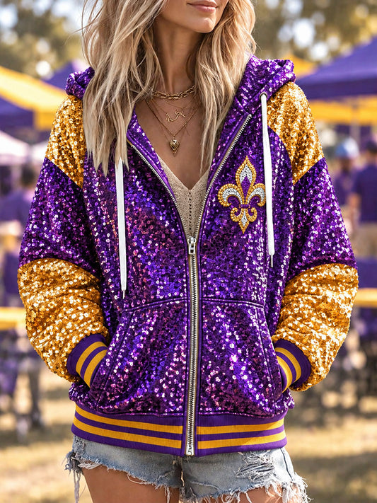 Women's "you can take the girl out of louisiana but she'll always be a tiger" jackets