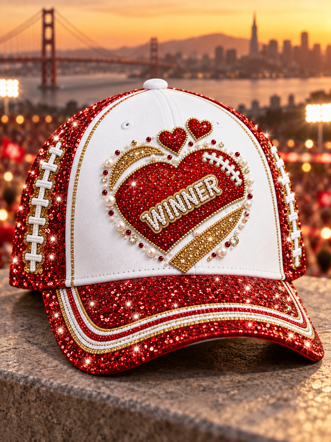 Unisex  Football Gameday Gift For Football Fans round neck Hat