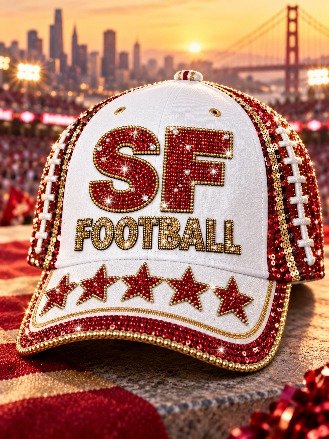 Unisex  Football Gameday Gift For Football Fans round neck Hat