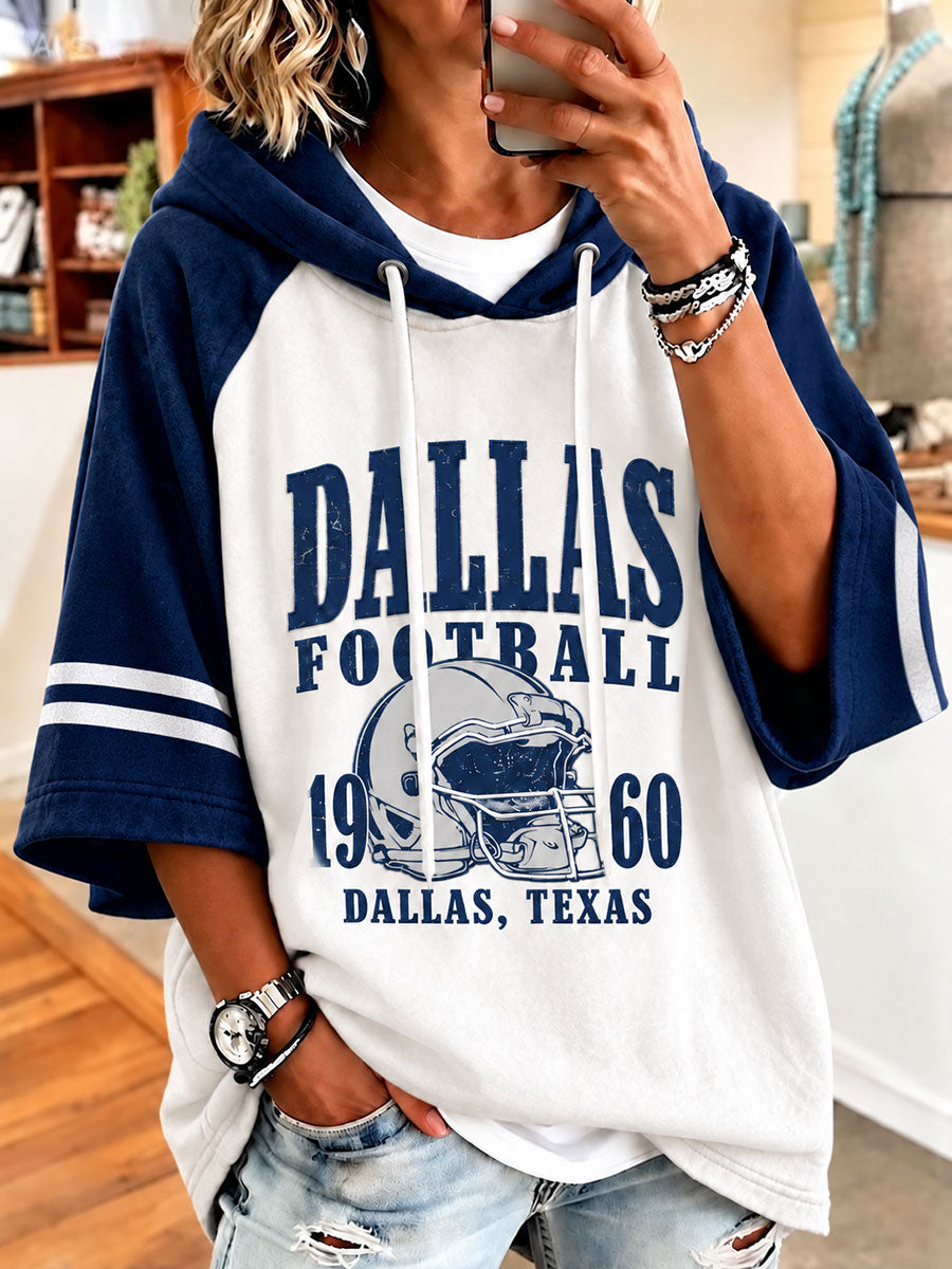 Women’s Dallas Cowboys Short-Sleeve Hoodie
