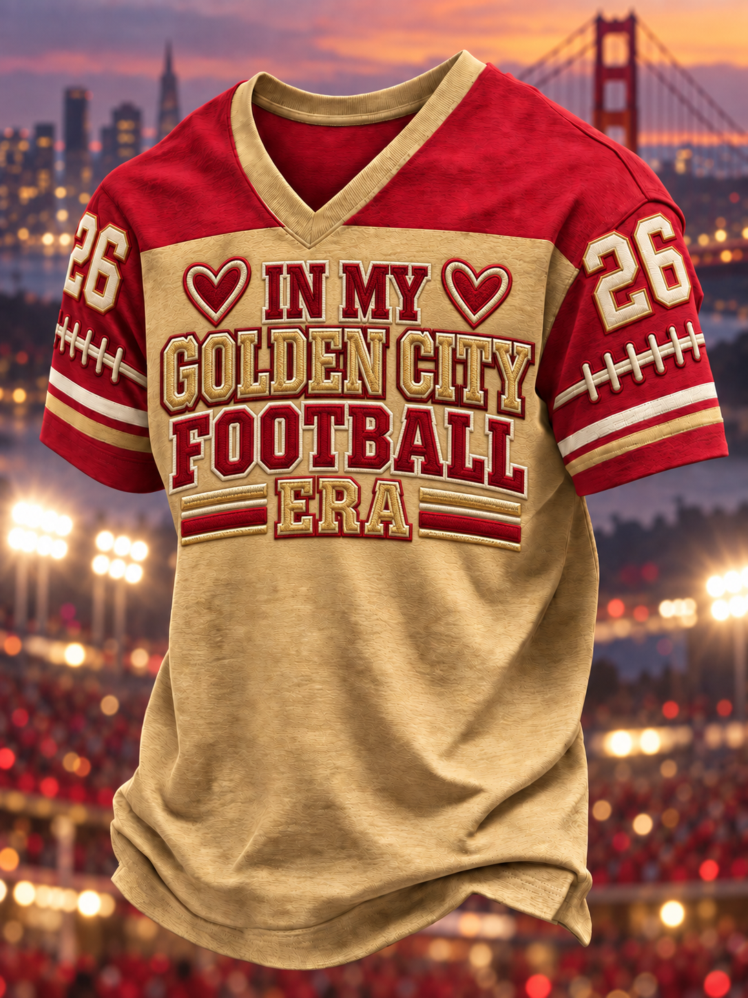 Men's V-neck T-shirt