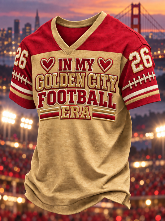 Men's V-neck T-shirt