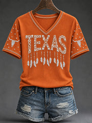 Women's Football Game Day Casual T-Shirt