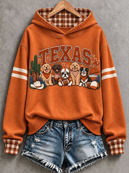 Women's Football Game Day Casual Hoodie