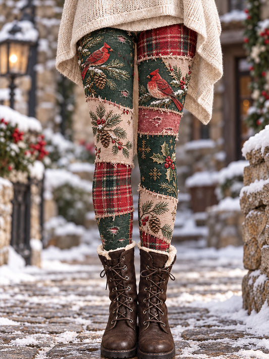 Women's Winter Animals Art Printed Leggings