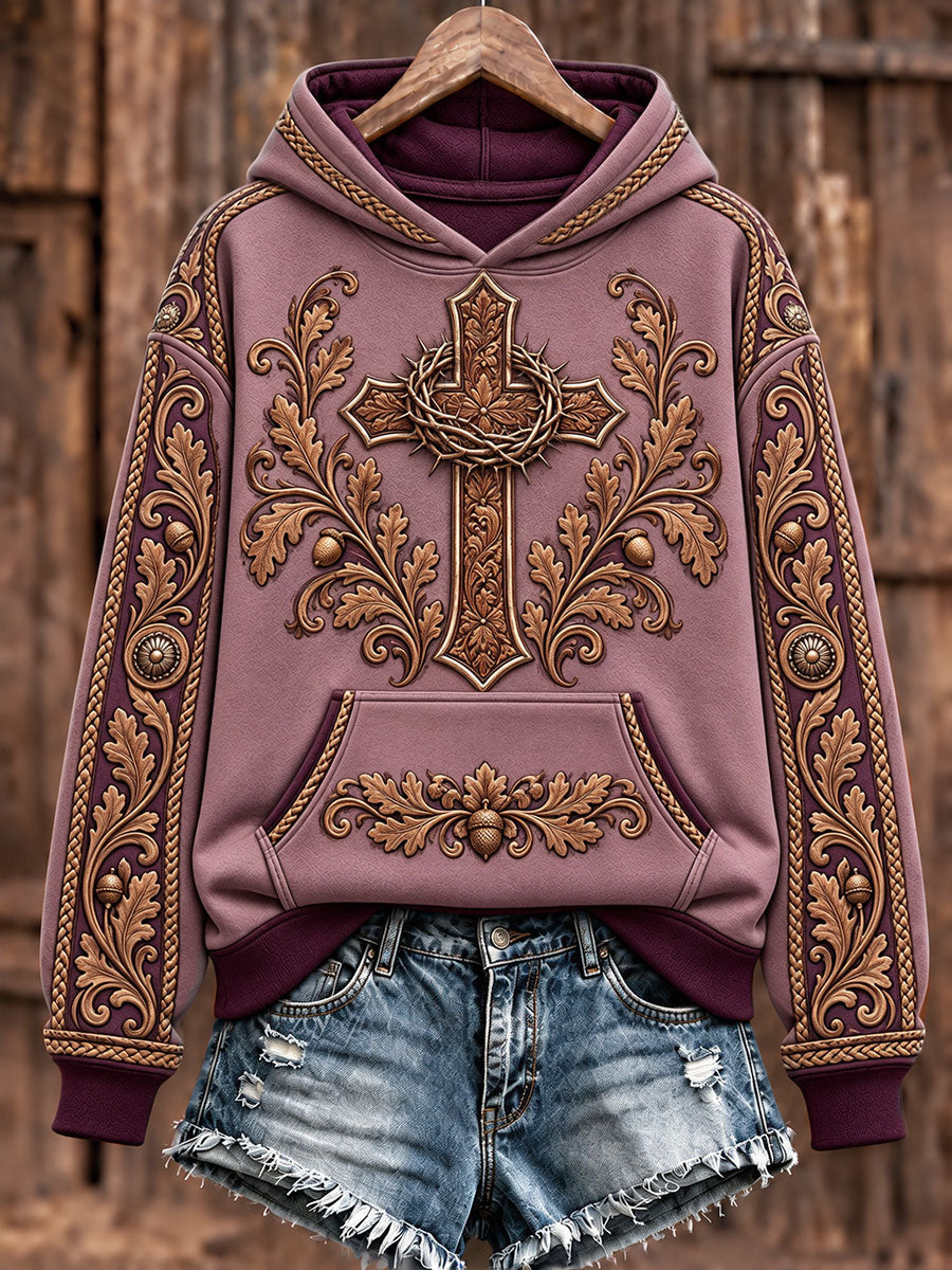 Women's Western Cross Faith Hoodies