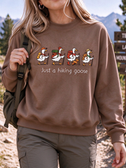 Women's Hiking Lover Printed Regular Sweatshirt