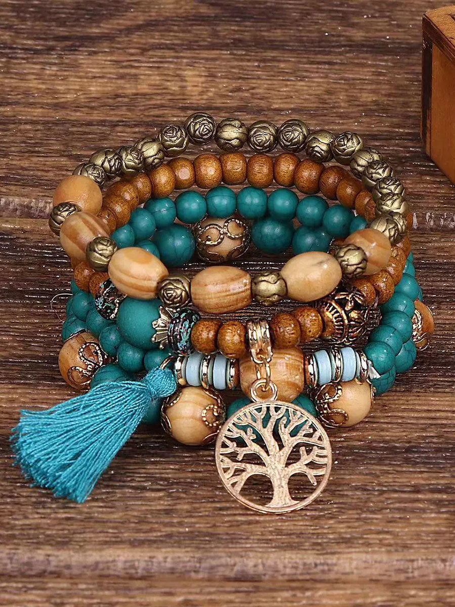 Women's 4-piece bracelet sets