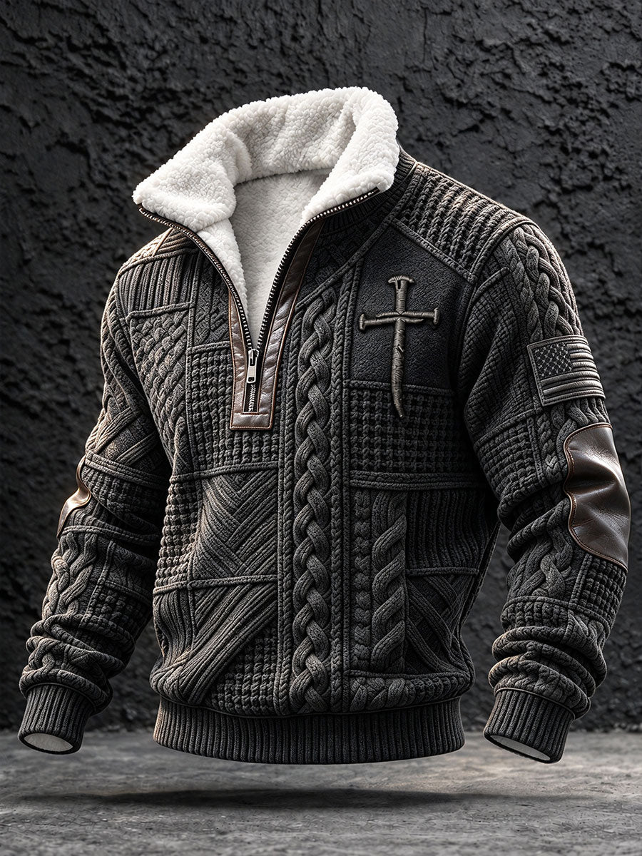 Men's Cross Christian Geometric Tops