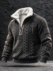 Men's Cross Christian Geometric Tops