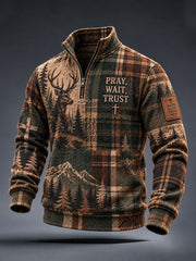Men's Pray Wait Trust Sweatshirt