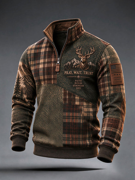 Men's Pray Wait Trust Sweatshirt